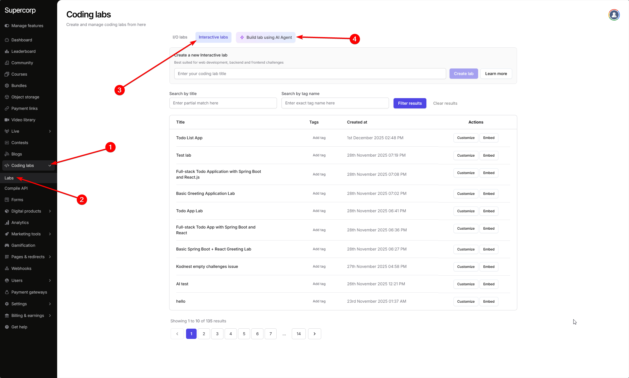 AI Lab Builder Access