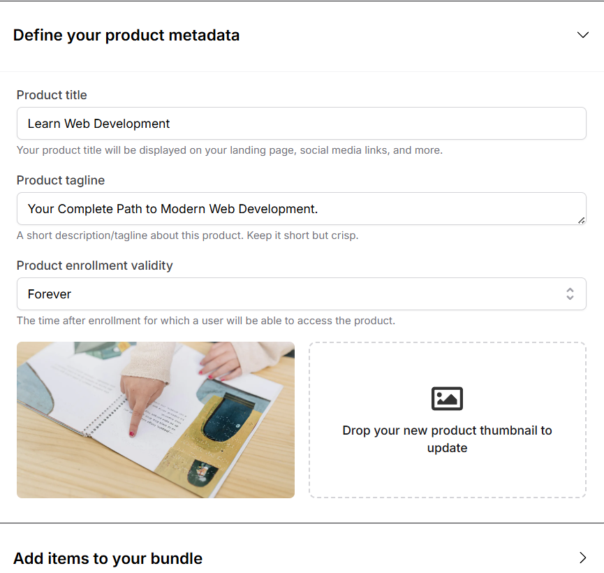 Bundle Metadata