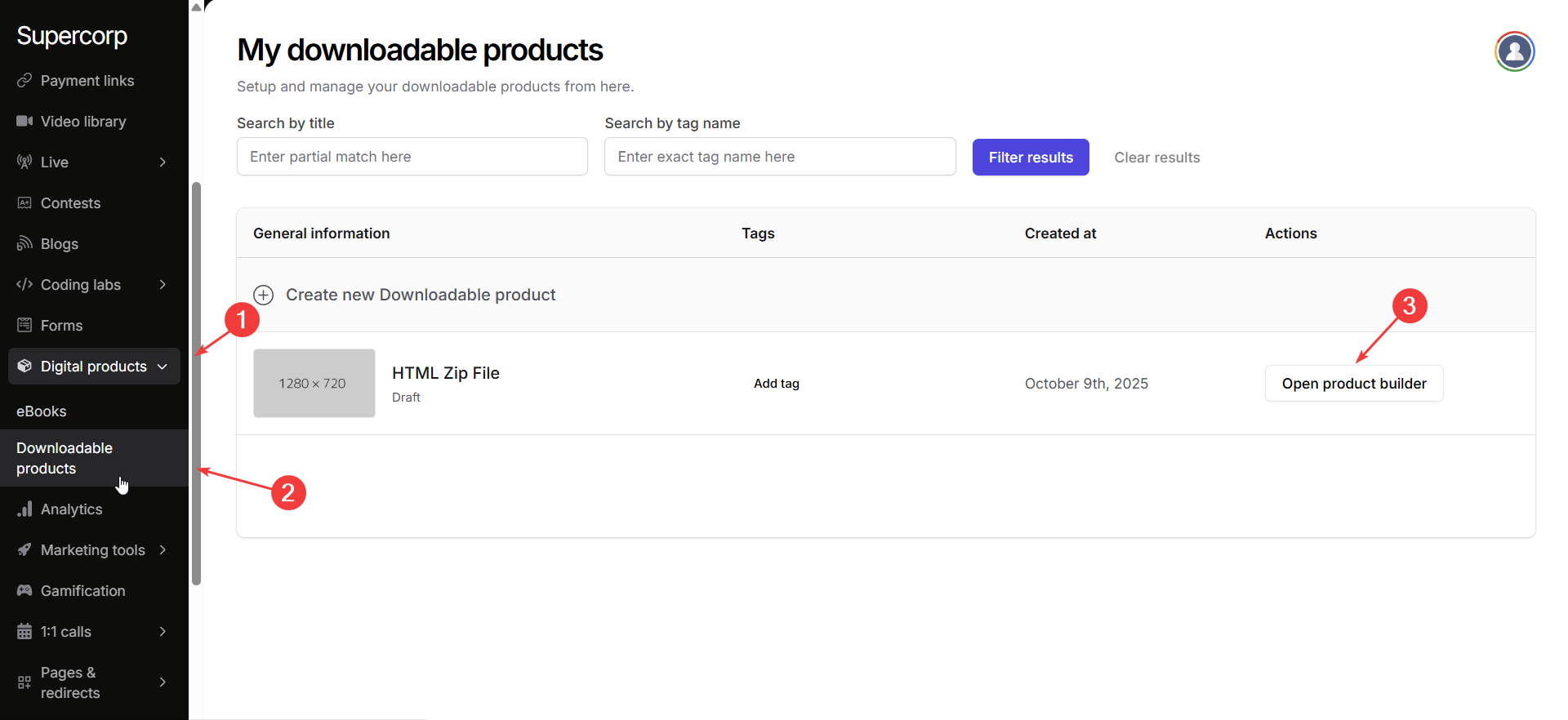 Access Digital Product