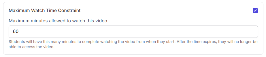 maximum-watch-time-constraint